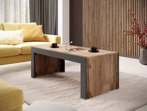 Table basse MILA 120x60x50 Beige - Gris - Bois manufacturé - Matière plastique - 120 x 50 x 60 cm