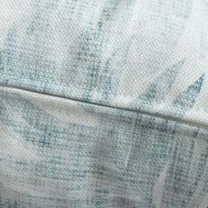 Kissenbezug weiß-blau 45x45cm Blau - Textil - 45 x 45 x 45 cm