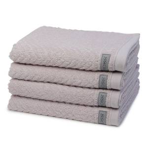 Smart set de serviettes set de 4 Gris lumineux