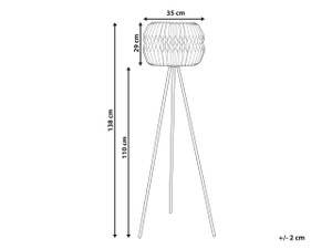 Stehlampen HUNTER Schwarz - Weiß - Papier - 35 x 138 x 35 cm