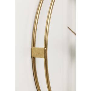 Wanduhr Clip I Gold - 107 x 107 x 15 cm