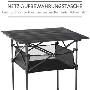 Campingtisch 84B-567 Grau - Metall - 70 x 69 x 70 cm