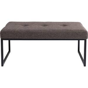 Banc Smart Dolce Marron - Textile - 90 x 40 x 40 cm