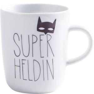 Becher 0,35 l Happy Cups Superheldin Porzellan - 9 x 11 x 9 cm