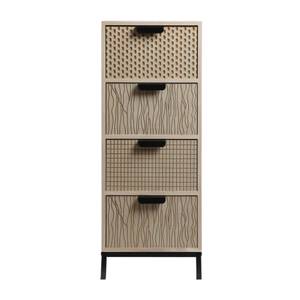 Kommode RE6906 Braun - Holzwerkstoff - 25 x 76 x 30 cm