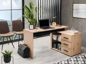 Bureau traditionnel DEVEN Beige - Bois manufacturé - 101 x 75 x 137 cm