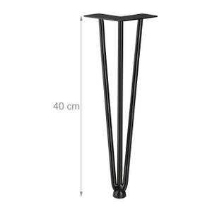 4er Set Hairpin Legs mit 3 Streben Höhe: 40 cm