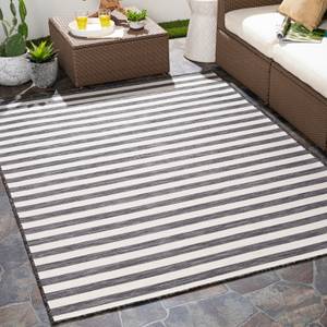 Tapis HOFU Noir - Blanc - 200 x 275 cm