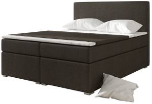 Boxspringbett FLORELLA Braun - Breite: 140 cm