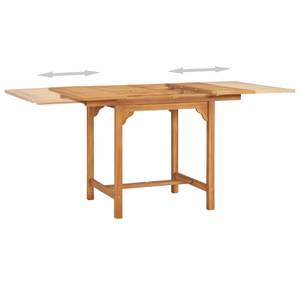 Salle à manger (lot de 7) 3007219-4 Marron - Bois massif - Bois/Imitation - 80 x 75 x 160 cm