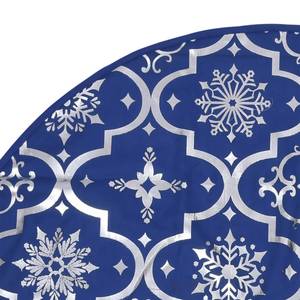 Christbaumdecke 3009787 Blau - 150 x 150 cm