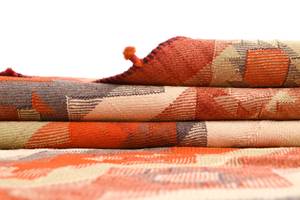 Teppich Jajim CLXI Orange - Textil - 142 x 1 x 216 cm