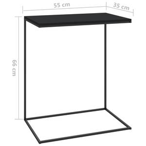 Beistelltisch 3006851 Schwarz - 55 x 66 x 35 cm