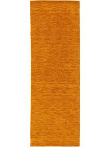 Tapis de couloir en laine Jamal Jaune - 80 x 300 cm