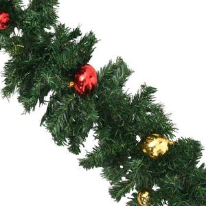 Weihnachtsgirlande 297896 (4er Set) Gold - Grün - Rot - Kunststoff - 1 x 1 x 270 cm