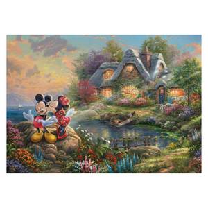 Puzzle Sweethearts Mickey Minnie Papier - 28 x 6 x 38 cm