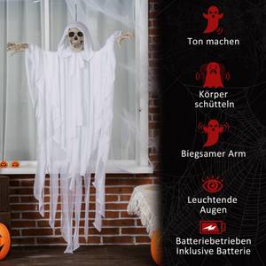 Halloween-Deko Gespenst 844-521V00WT Weiß - Textil - 18 x 153 x 100 cm