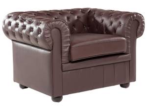 Fauteuil CHESTERFIELD Marron - 108 x 70 x 77 cm