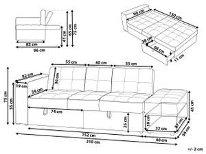 3-Sitzer Sofa FALSTER Dunkelgrau - Grau