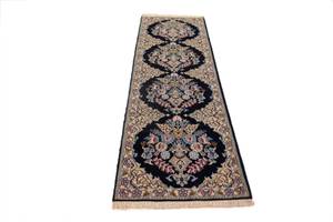 Tapis de couloir Nain X Bleu - Textile - 67 x 1 x 203 cm