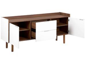 Sideboard MADERA Braun - Weiß - Holzwerkstoff - 149 x 68 x 40 cm