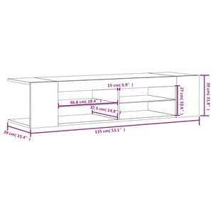 TV-Schrank 3008762 Raucheiche Dekor