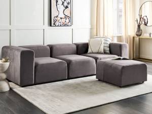 Modulsofa FALSTERBO 2-tlg Dunkelgrau - Grau - Textil