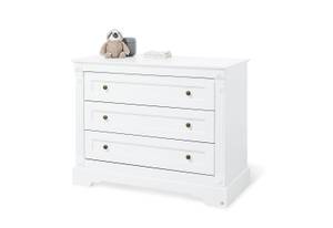 Commode à langer Emilia, l Blanc - Bois manufacturé - 119 x 101 x 78 cm