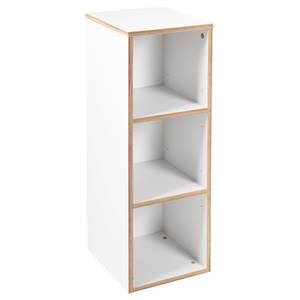 Étagère latérale Finn Blanc - Bois manufacturé - 30 x 91 x 32 cm