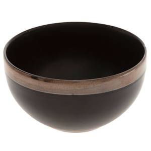 Küchenschüssel AFRICA, 620 ml, Keramik Schwarz - Keramik - 13 x 5 x 13 cm