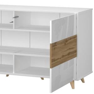 Sideboard Vida Weiß - Holzwerkstoff - 80 x 150 x 50 cm