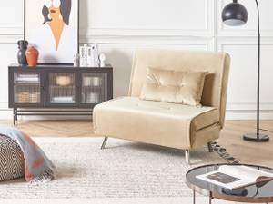 Schlafsofa FARRIS Beige - Silber