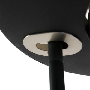 Lampadaire Zenith LED Fer - 1 ampoule - Noir
