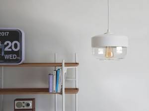 Lampe suspension MURRAY Blanc - Verre - 25 x 117 x 25 cm