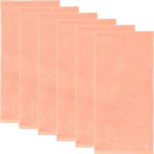 Handtuch 6er-Pack 161519 Apricot - 50 x 100 cm