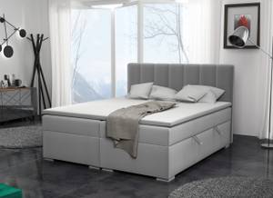 Boxspringbett Doppelbett Monaco Aluminium - Breite: 200 cm