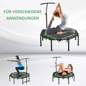 Fitness-Trampolin A71-007V01GN Metall - 122 x 138 x 122 cm