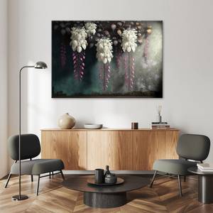 KUNSTDRUCK Hanging White Flowers 2 120 x 80 cm