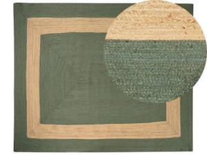 Teppich KARAKUYU Beige - Grün - Naturfaser - 300 x 1 x 400 cm