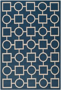 Innen- & Außenbereich Capri - COURTYARD Beige - Blau - Textil - 180 x 1 x 120 cm