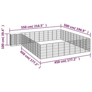 Hundelaufstall 3015783 500 x 550 cm