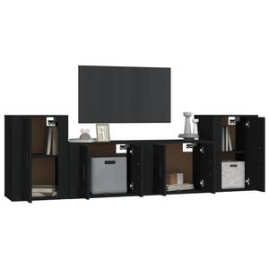 TV-Schrank 4er Set D455 Schwarz