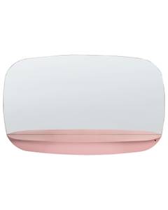 Miroir DOSNON Noir - Rose foncé - Verre - 80 x 50 x 2 cm