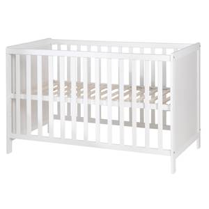 2in1 Babybett mit Matratze safe asleep® Weiß