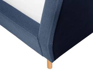 Doppelbett VIENNE Blau - Dunkelblau - Eiche Hell - Breite: 180 cm