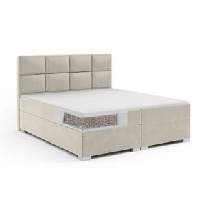 Boxspringbett Doppelbett Norseman Creme - Breite: 160 cm