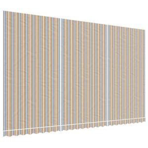 Markisenstoff 3007858 Blau - Orange - 345 x 580 cm