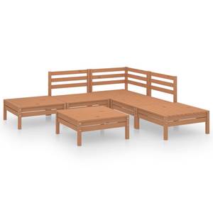 Mobilier de jardin (lot de 6) 3010503 Marron châtaignier