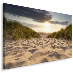 Tableaux MER Plage Dunes Nature 3D Effet 70 x 50 x 50 cm