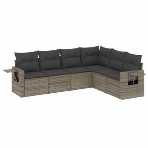 Gartensitzgruppe K6457(6-tlg) Grau - Massivholz - 69 x 62 x 62 cm